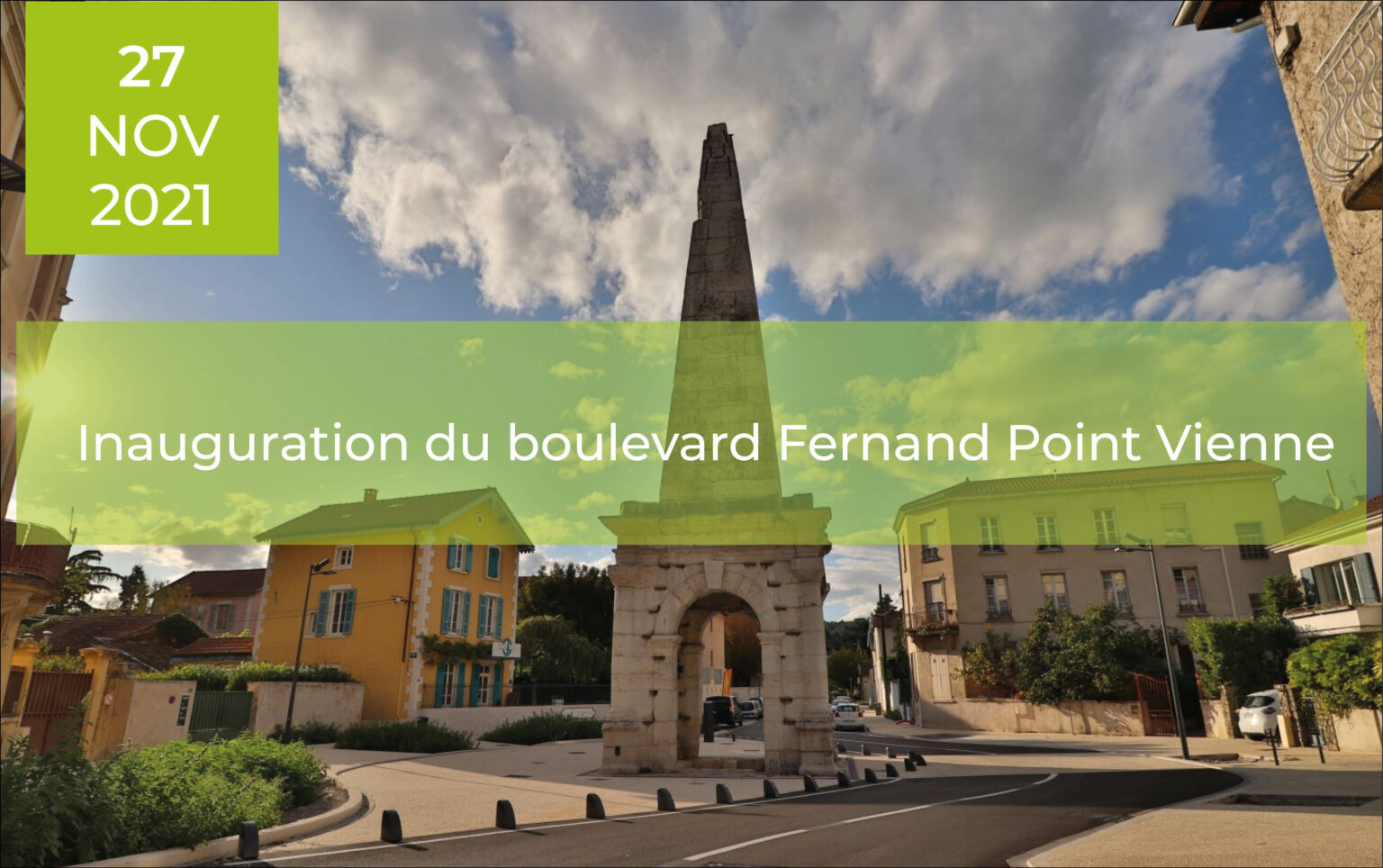 Inauguration du boulevard Fernand Point Vienne – Jardin Service