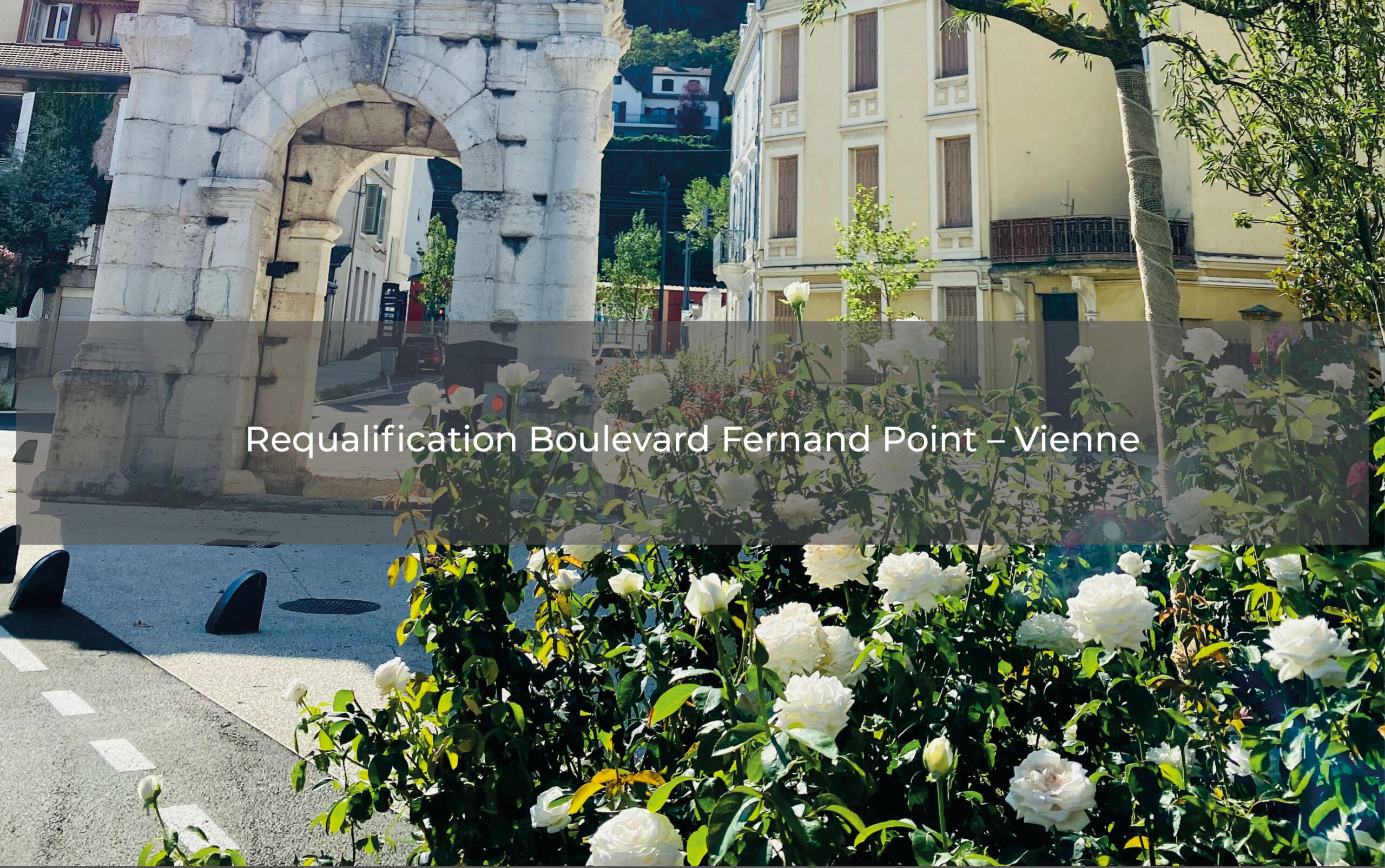 Requalification Boulevard Fernand Point – Vienne – Jardin Service